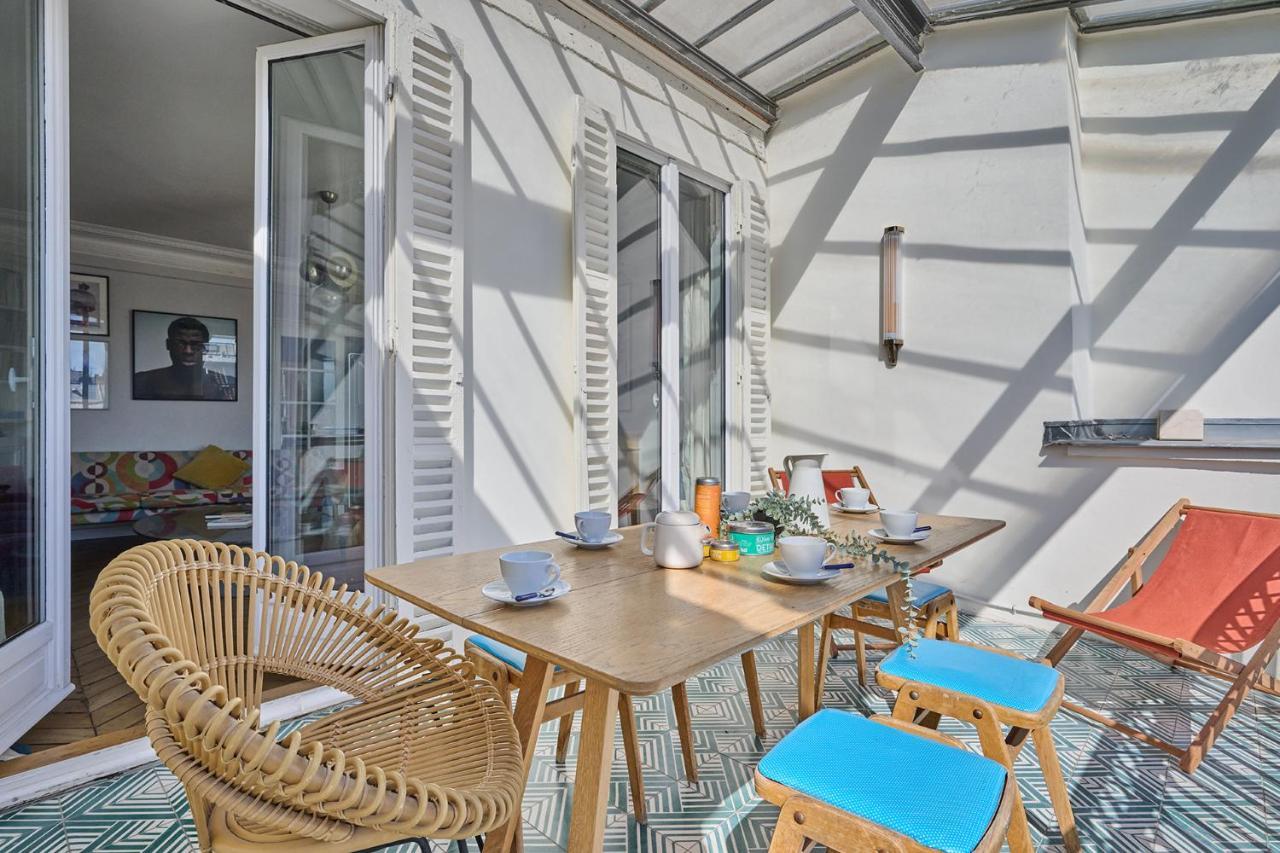Apartment Center Of Paris With Terrace By Studio Prestige Ngoại thất bức ảnh